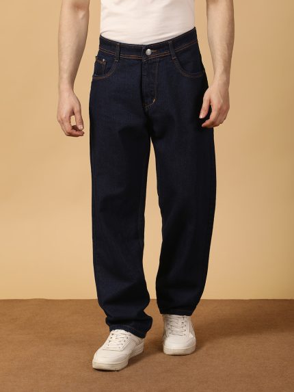 Hence Men Cotton Denim Jeans (Indigo)