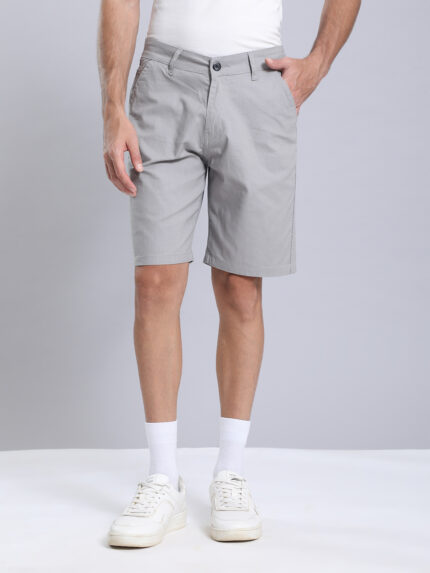 Linen Textured Chino Shorts